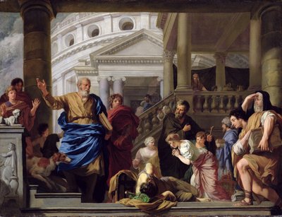 Ananias død, 1687-89 av Gerard de Lairesse