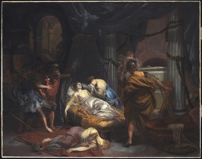 Kleopatras død, 1686 av Gerard de Lairesse