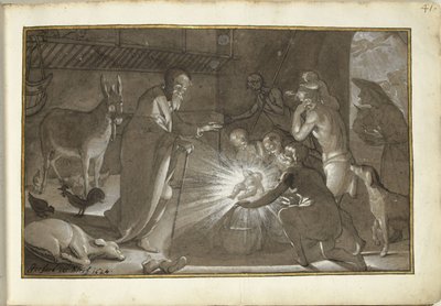 Anbetung der Hirten von Gerard ter Borch