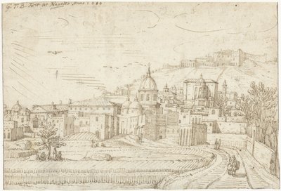 Utsikt over Napoli og Vomero av Gerard ter Borch