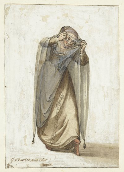 Venetiansk kurtisane av Gerard ter Borch (I)