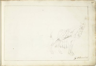 Hest, ikke sant av Gerard ter Borch (II) (signed by artist)