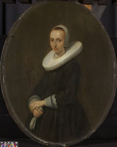 Johanna Bardoel (d. 1667). Kona til Gerard the Schalke av Gerard ter Borch (II)