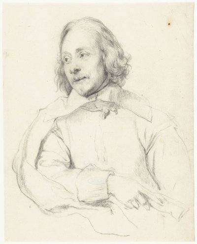 Portrett av Robert van Voerst av Gerard ter Borch (II)