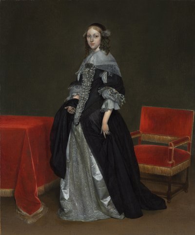 Portrett av en kvinne, ca. 1665 av Gerard ter Borch