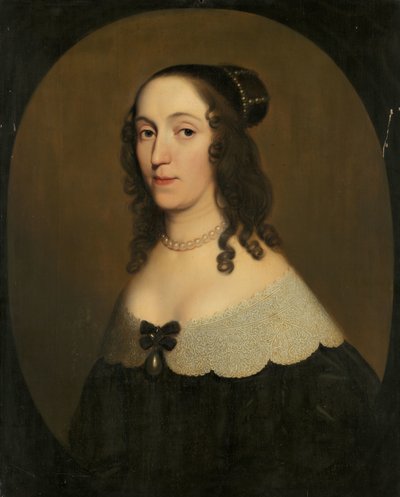 Portrett av Louise Christina (1606-69), grevinne av Solms-Braunfels av Gerard van Honthorst (workshop of)