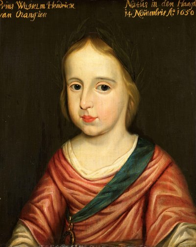 Portrett av William III, Prince of Orange av Gerard van Honthorst (workshop of)