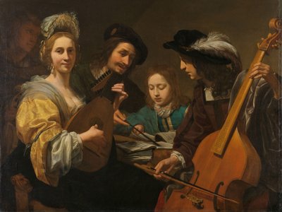 Et musikalsk selskap av Gerard van Kuijl
