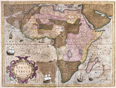 Afrika (gravering av Gerardus Mercator