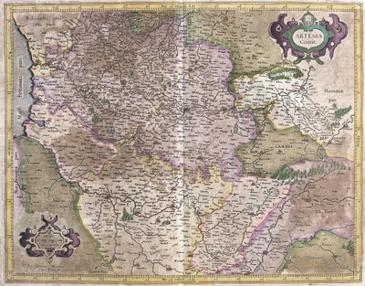 Artois, Frankrike (gravering av Gerardus Mercator