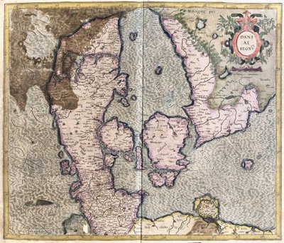 Danmark (gravering av Gerardus Mercator