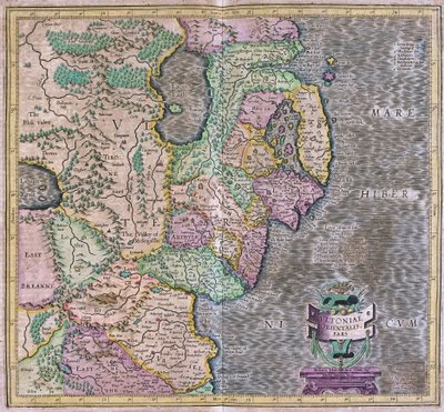 Øst-Irland av Gerardus Mercator