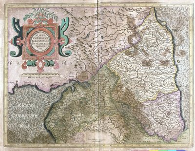 England og Skottland (gravering av Gerardus Mercator