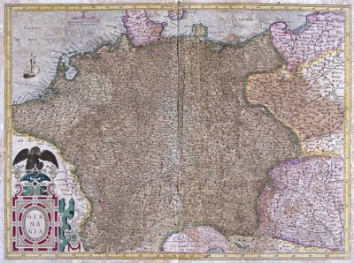Tyskland (gravering av Gerardus Mercator