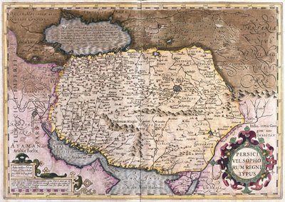 Irak og Afghanistan (gravering av Gerardus Mercator