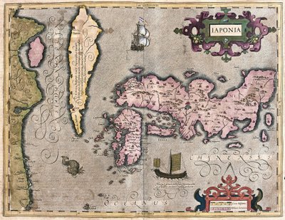 Japan (gravering av Gerardus Mercator