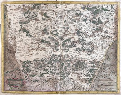 Lorraine, Frankrike (gravering av Gerardus Mercator