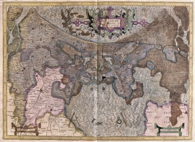 Nederland (gravering av Gerardus Mercator