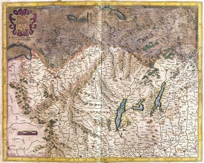 Nord-Italia (gravering av Gerardus Mercator