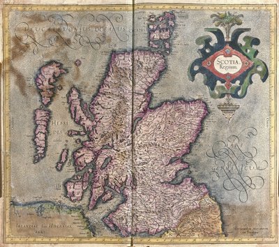 Skottland, Storbritannia av Gerardus Mercator