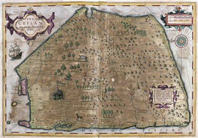 Sri Lanka (gravering av Gerardus Mercator