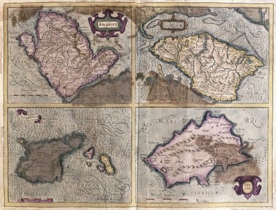 De britiske øyer (gravering av Gerardus Mercator