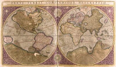 Kloden (gravering av Gerardus Mercator