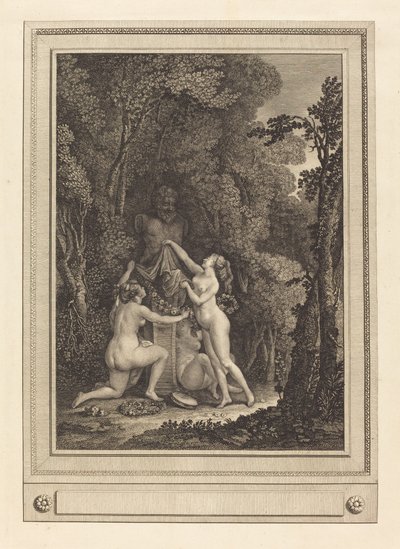 De skruppelløse nymfene av Geraud Vidal after Nicolas Lavreince