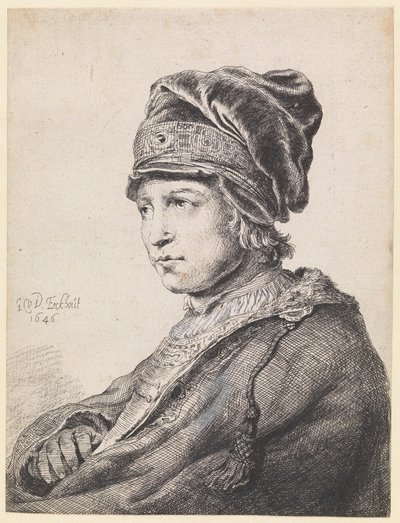 Portrett av en ung mann av Gerbrand van den Eeckhout
