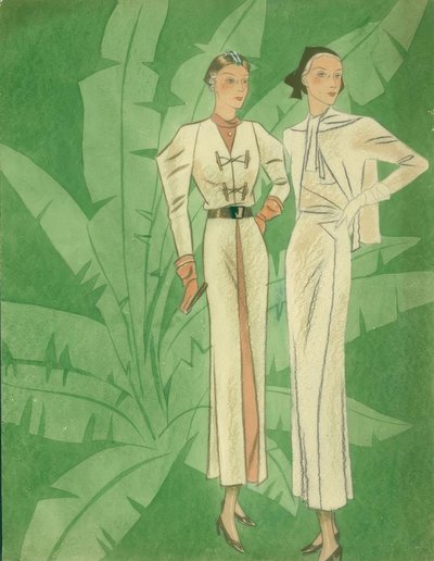 Damemote 1934 / kjoler / Gerd Hartung av Gerd Hartung