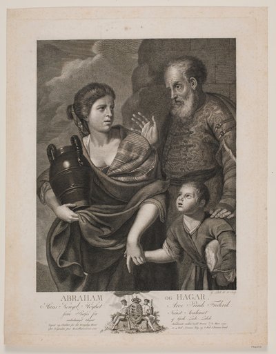 Abraham og Hagar av Gerhard Ludvig Lahde