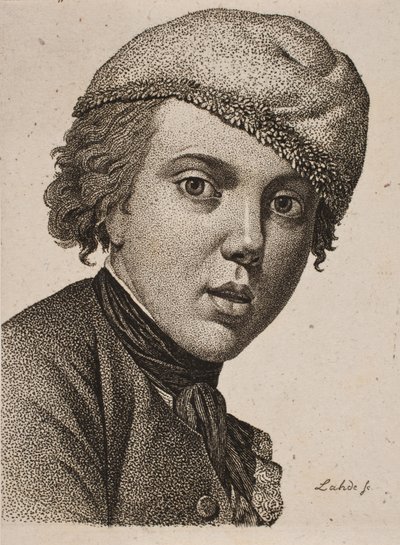 Jens Juel, Etter Juels selvportrett fra 1767 av Gerhard Ludvig Lahde