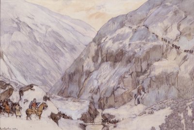 King Sverre at Vårstien (Drivdalen) av Gerhard Peter Frantz Vilhelm Munthe