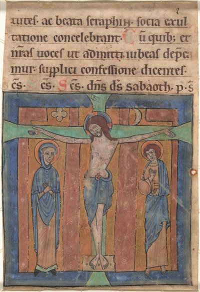 Korsfestelsen av German 12th Century