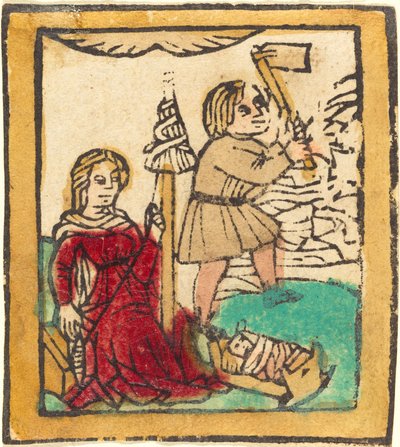 Adam og Eva av German 15th Century