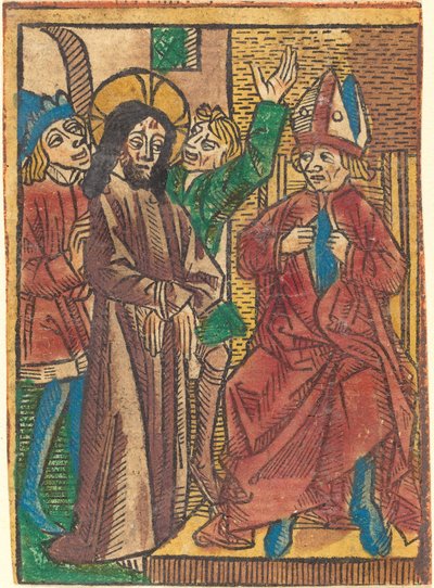 Før Kaifas av German 15th Century