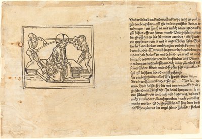 Kristus kronet med torner av German 15th Century