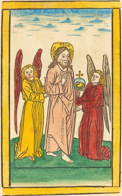Før Kristus oss Salvatore av German 15th Century