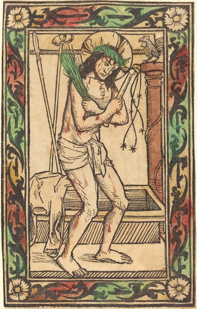 Kristus som sorgens mann av German 15th Century