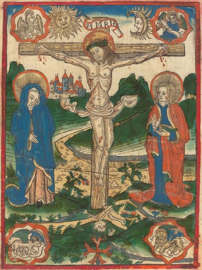 Kristus på korset av German 15th Century