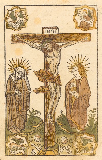Kristus på korset av German 15th Century