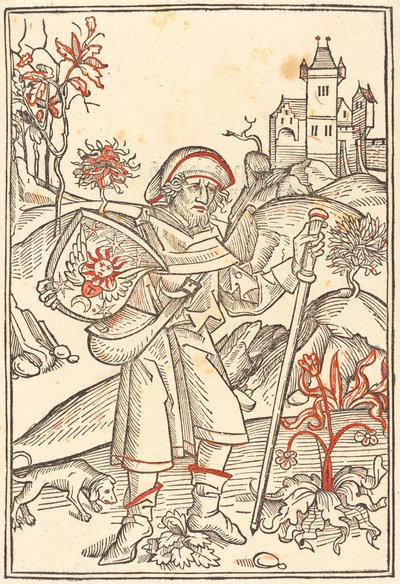 Gerson som pilegrim av German 15th Century