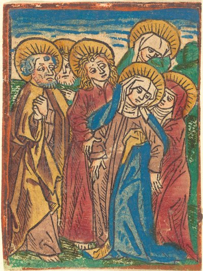 Madonna overvunnet av German 15th Century