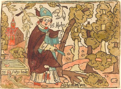 Saint Alto av German 15th Century