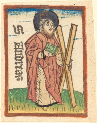 Saint Andrew av German 15th Century