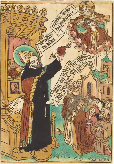 Saint Augustine av German 15th Century