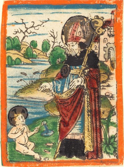 Saint Augustine av German 15th Century