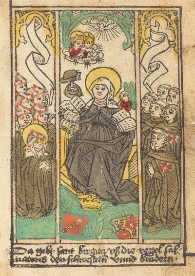 Den hellige Birgitta av German 15th Century