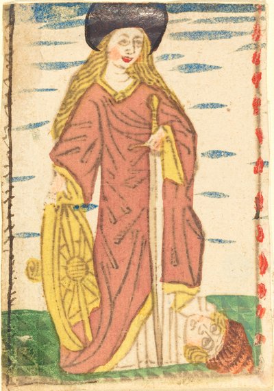Den hellige Katarina av Alexandria av German 15th Century