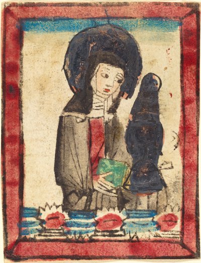 Saint Clare av Assisi av German 15th Century
